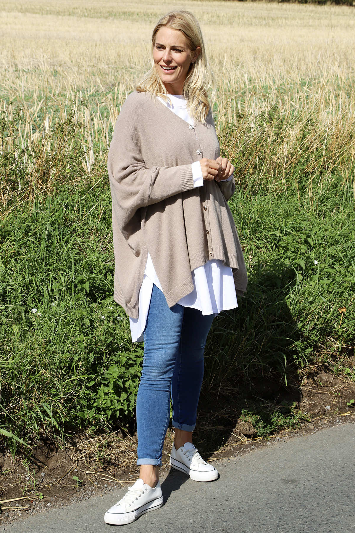 Hattie Knitted Cardigan Mocha