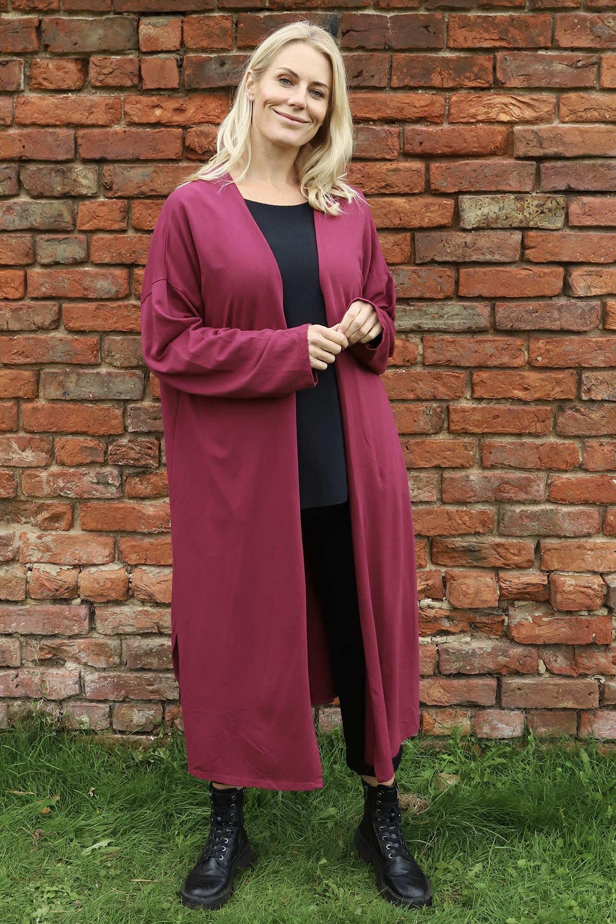 Halette Cotton Jacket Wine