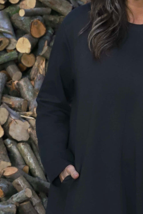 Simone Cotton Dress Cocoa - Image 3