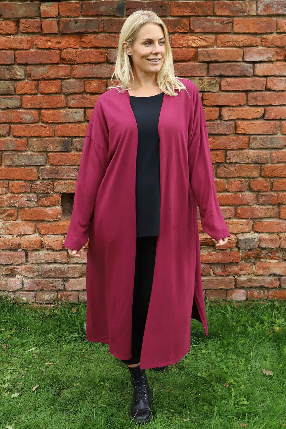 Halette Cotton Jacket Wine