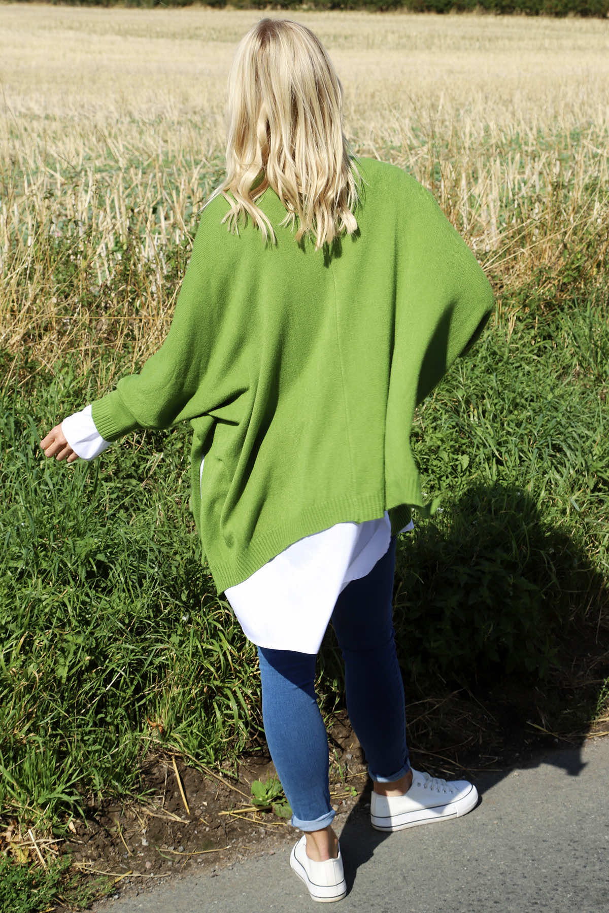 Hattie Knitted Cardigan Olive