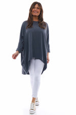 Slouch Jersey Top Mid Grey Mid Grey - Slouch Jersey Top Mid Grey