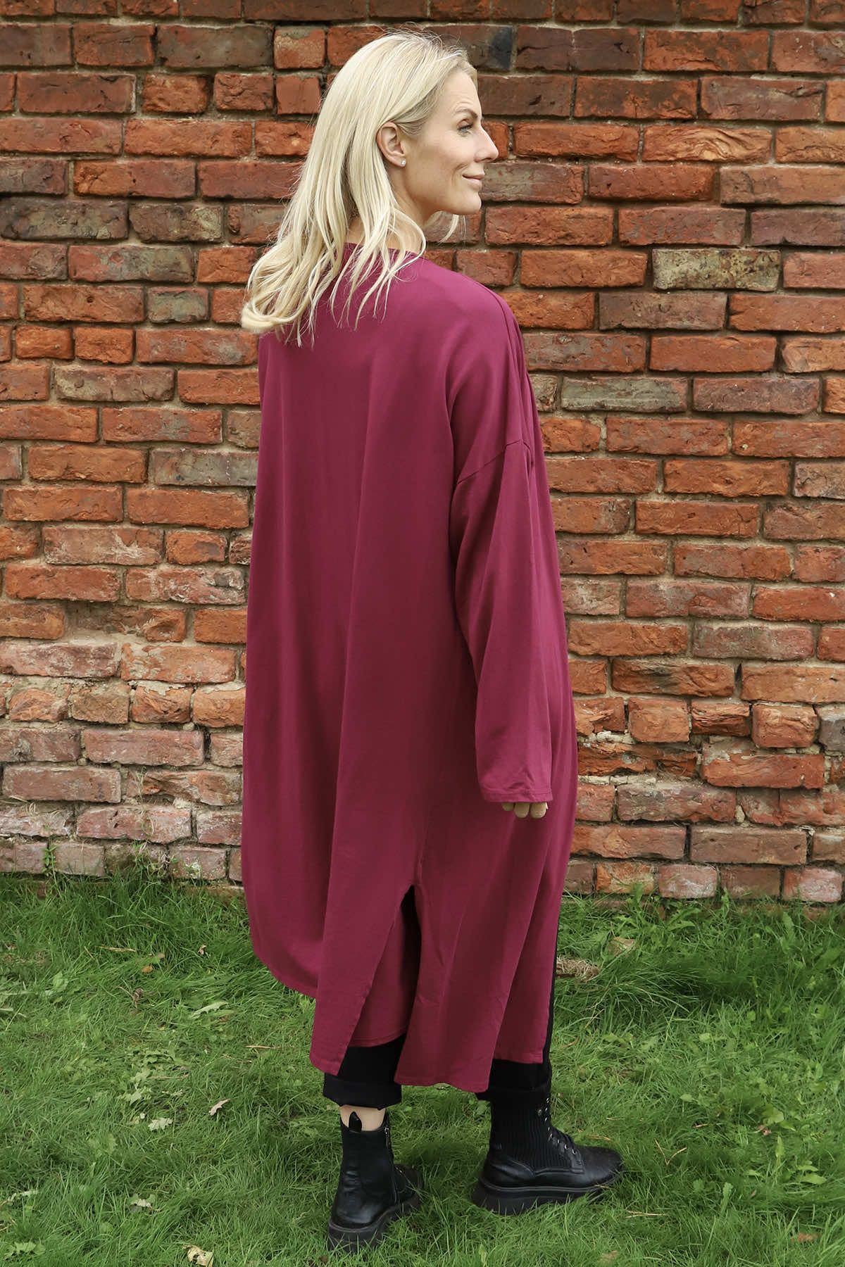 Halette Cotton Jacket Wine