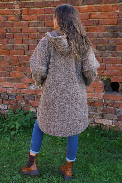 Sheila Zip Hooded Jacket Nutmeg - Image 4