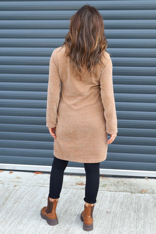 Irina Cord Collared Tunic Camel - Image 4