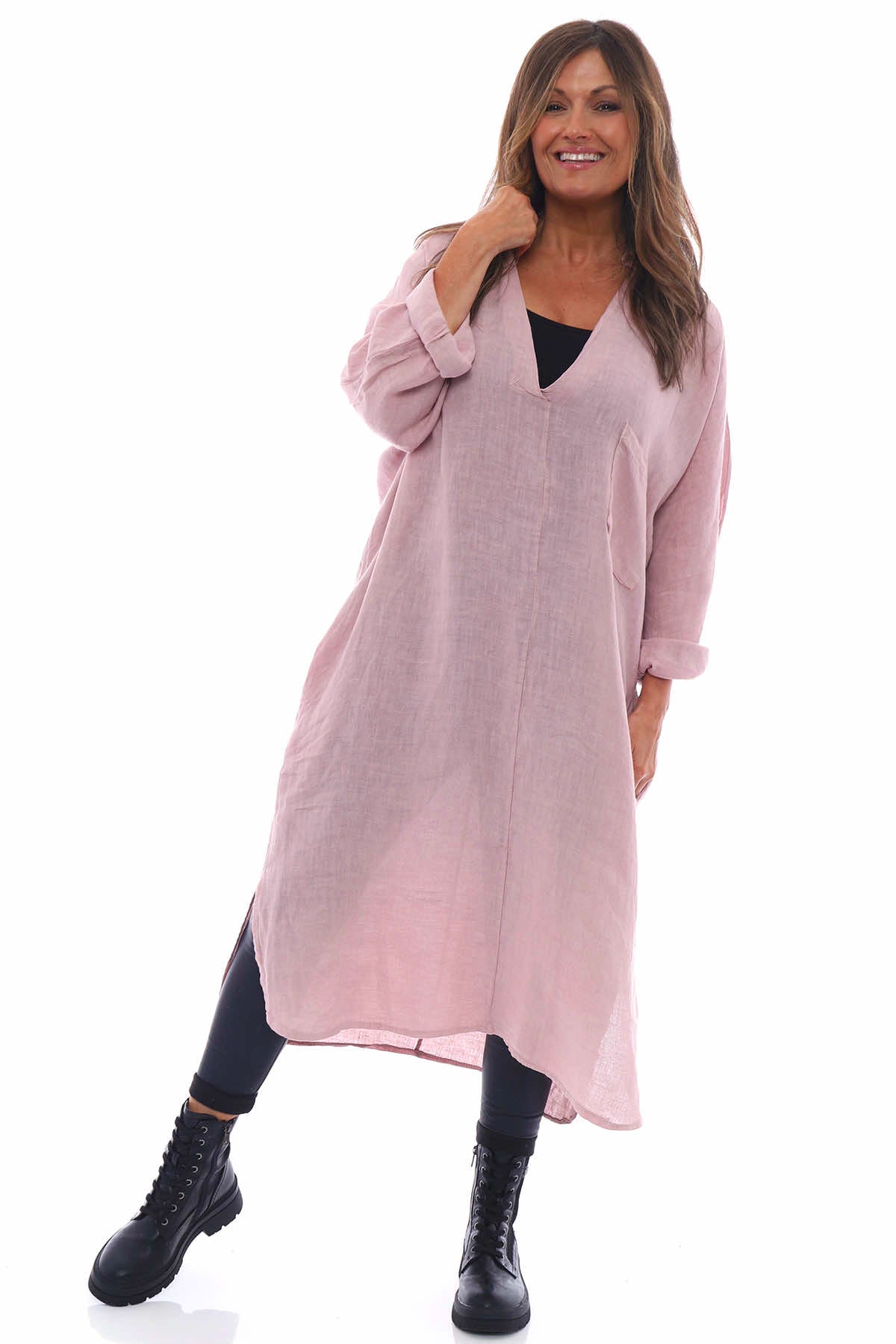 Exclusive Made in Italy Darley Linen Dress | Kit and Kaboodal