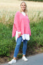 Hattie Knitted Cardigan Fuchsia