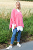 Hattie Knitted Cardigan Fuchsia