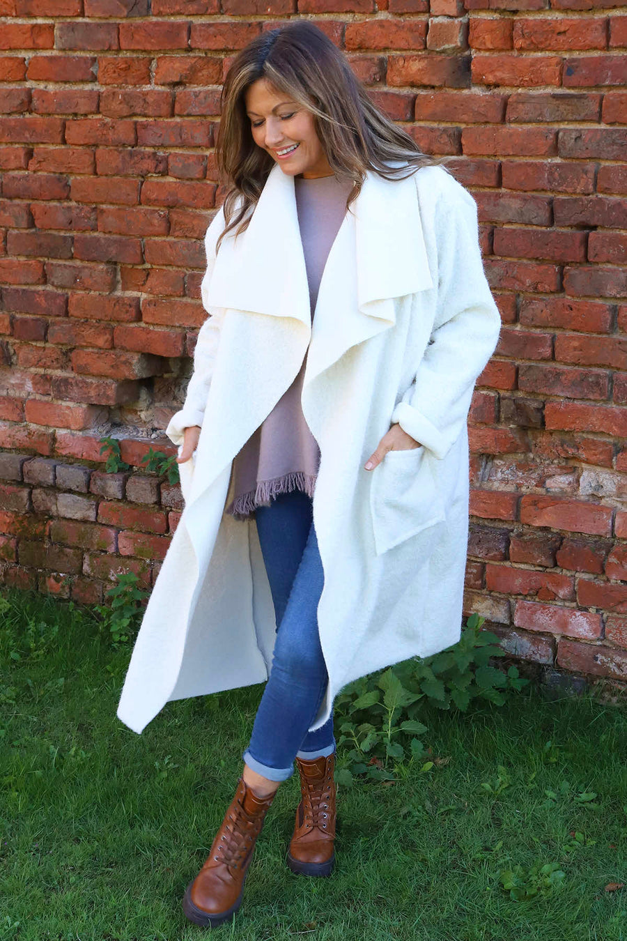 Phoebe Coat Cream