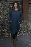 Simone Cotton Dress Charcoal