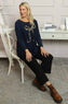 Lillian Bow Jumper Navy