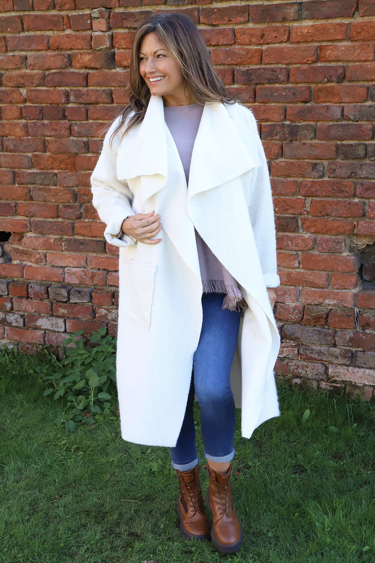 Phoebe Coat Cream