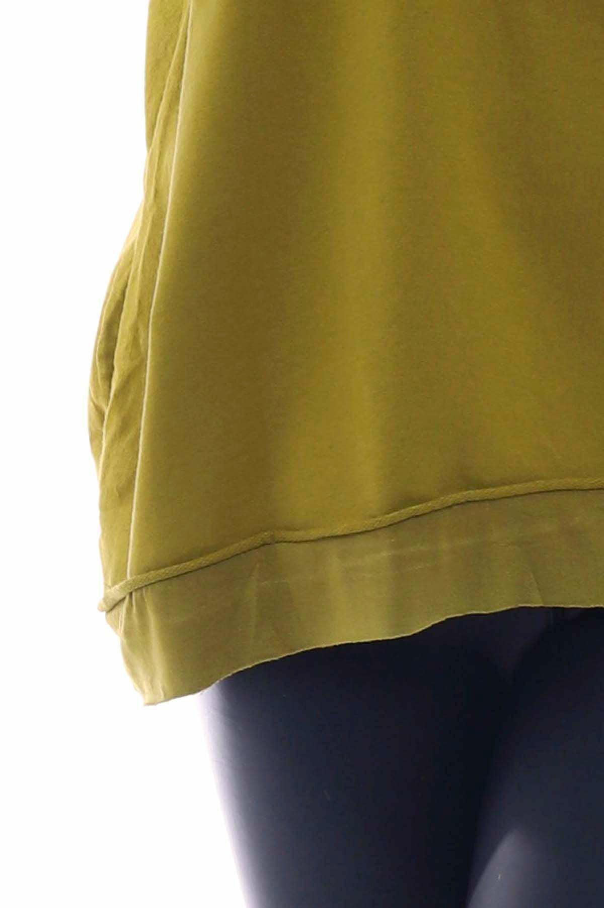 Selsey Sequin Star Cotton Top Moss