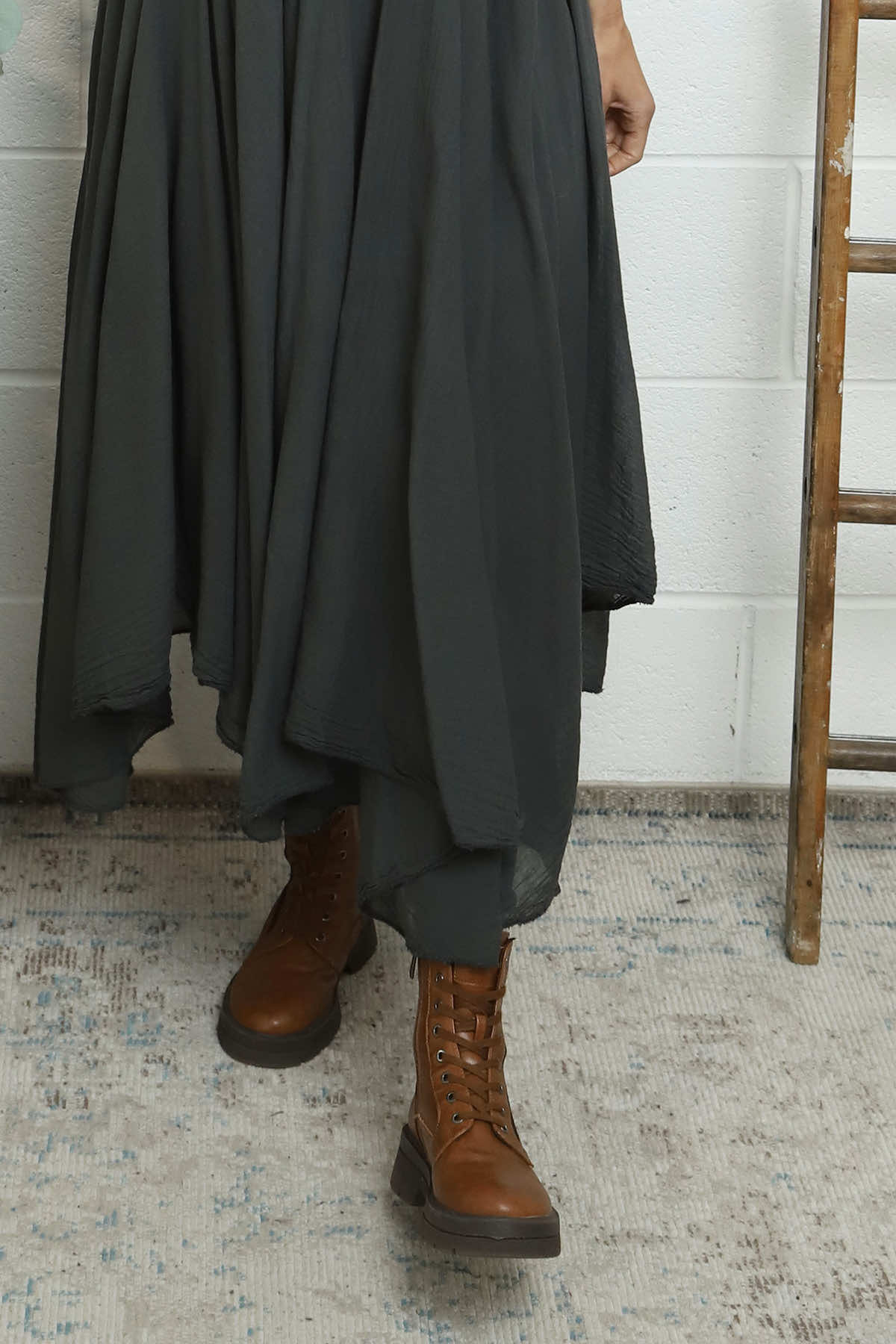 Danisha Cotton Dress Co-Ord Mid Grey