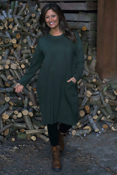 Simone Cotton Dress Khaki