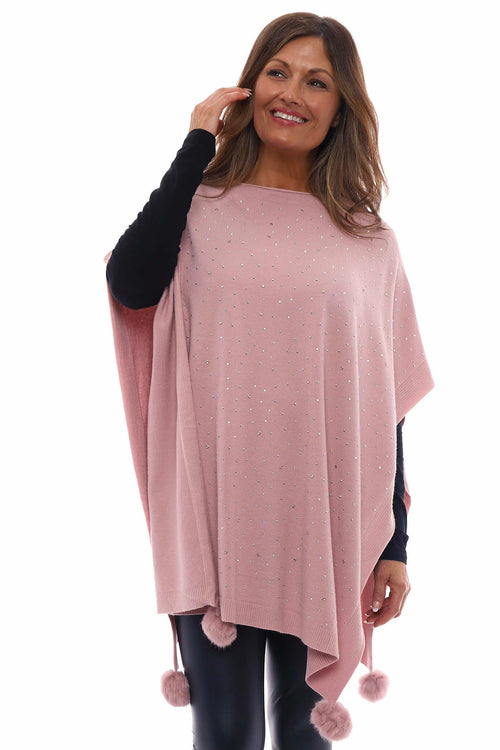 Lorcan Sparkle Poncho Pink - Image 4