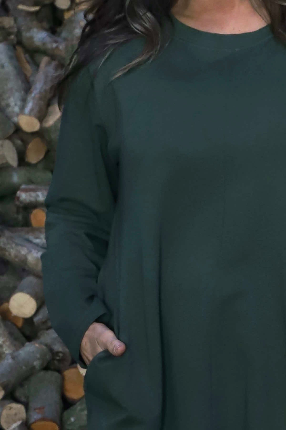 Simone Cotton Dress Khaki