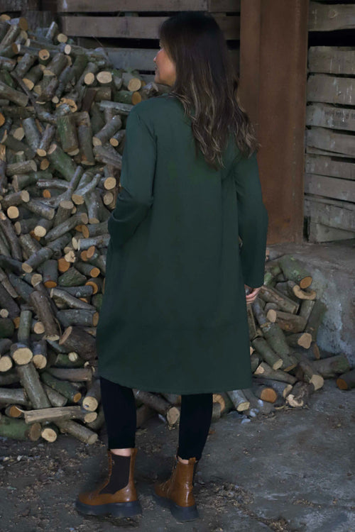 Simone Cotton Dress Khaki - Image 4