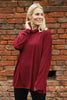 Tarka Cowl Neck Top Wine