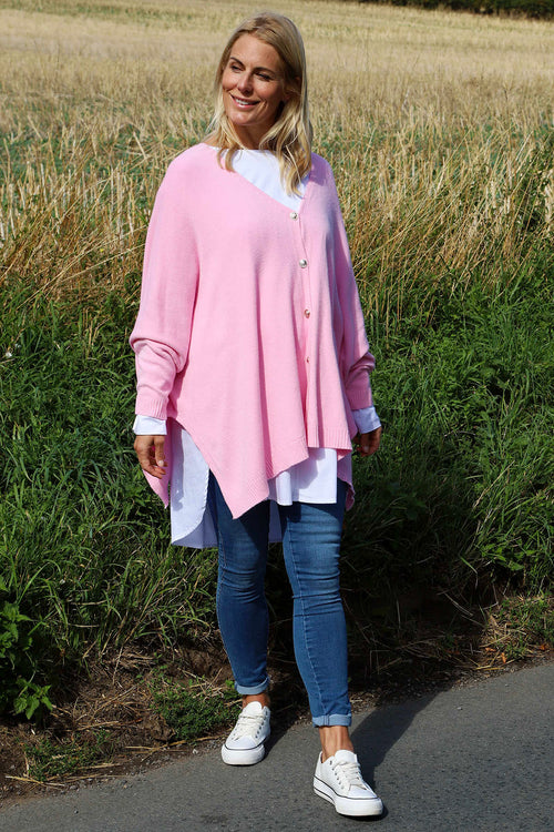 Hattie Knitted Cardigan Pink - Image 3