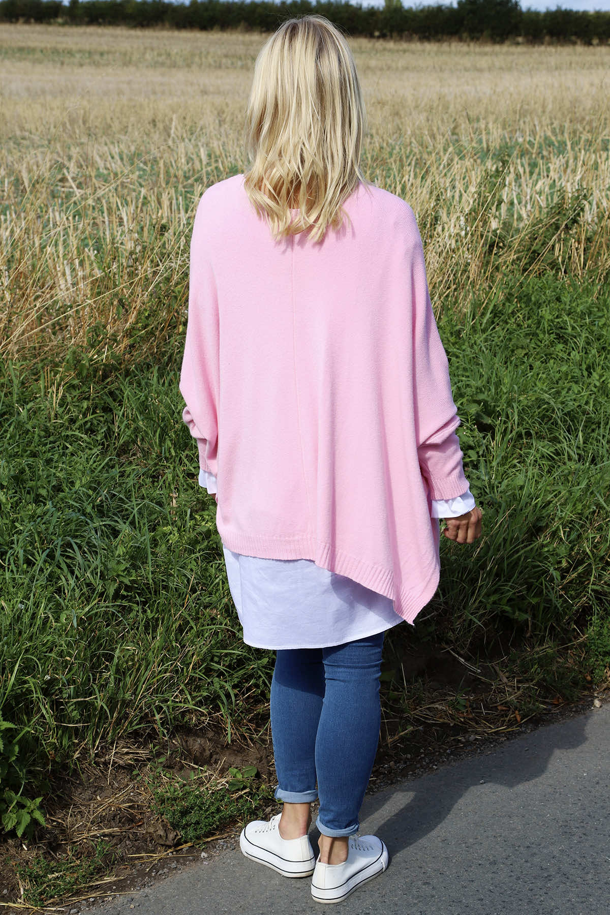 Hattie Knitted Cardigan Pink