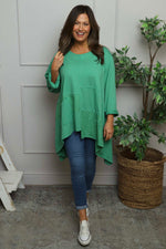 Berenice Cotton Top Emerald Emerald - Berenice Cotton Top Emerald