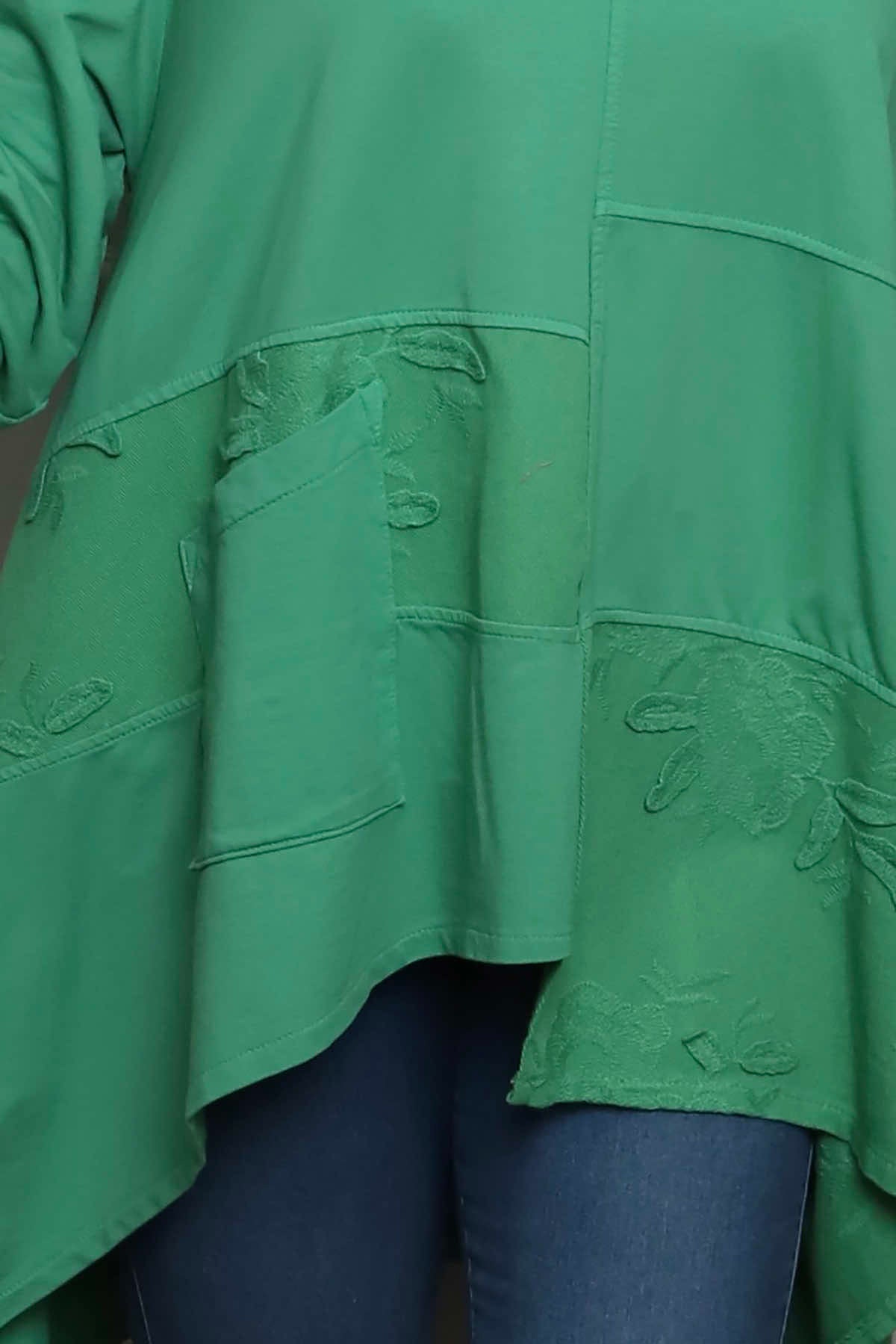 Berenice Cotton Top Emerald