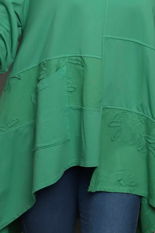 Berenice Cotton Top Emerald - Image 3