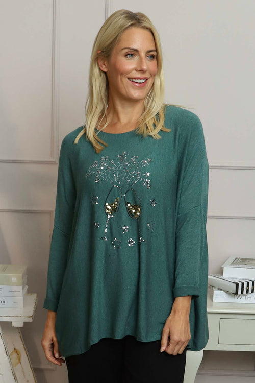 Lillian Cheers Jumper Sage Green - Image 5