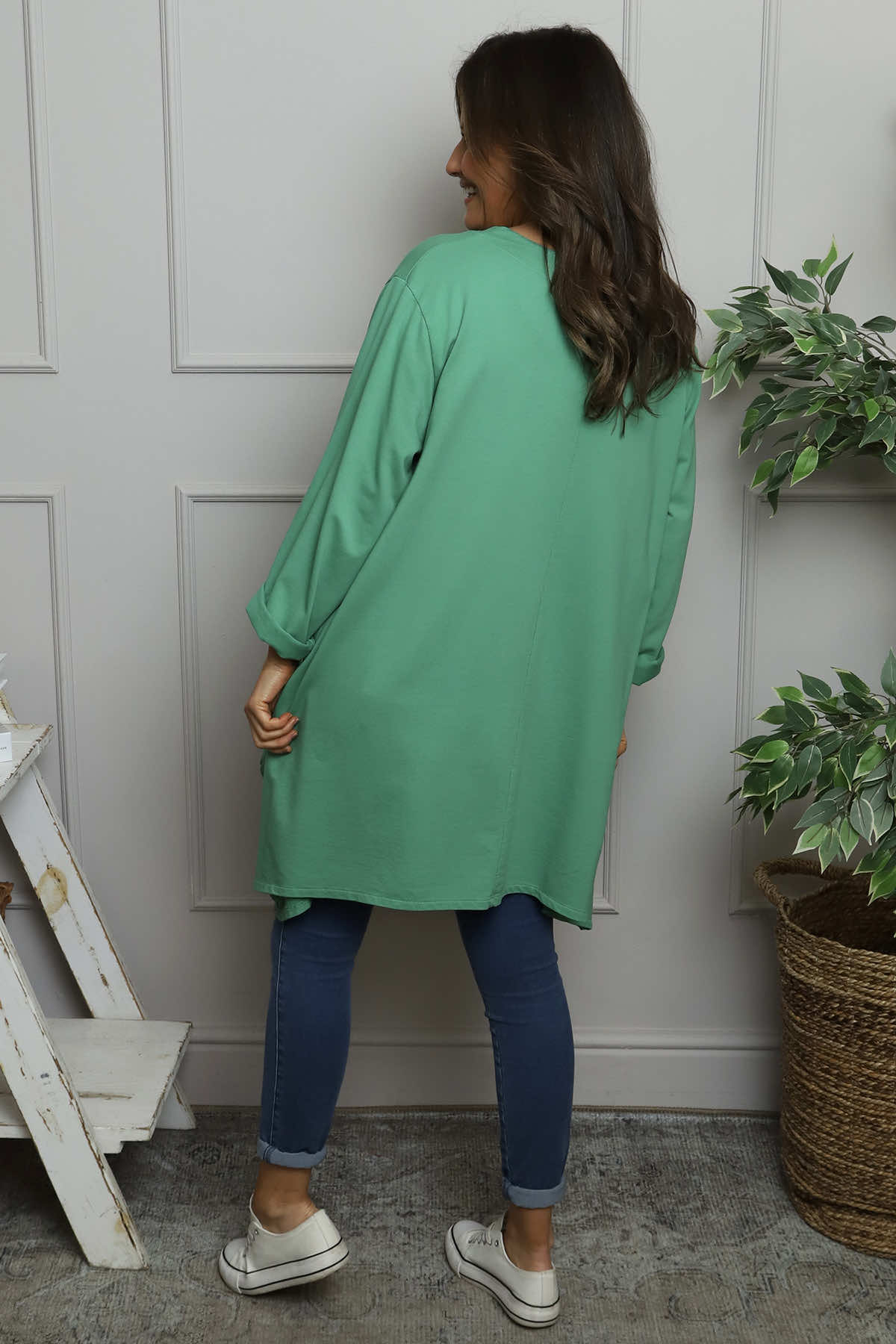 Berenice Cotton Top Emerald
