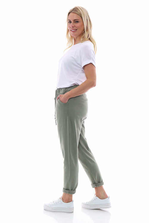 Didcot Jersey Pants Light Khaki - Image 6