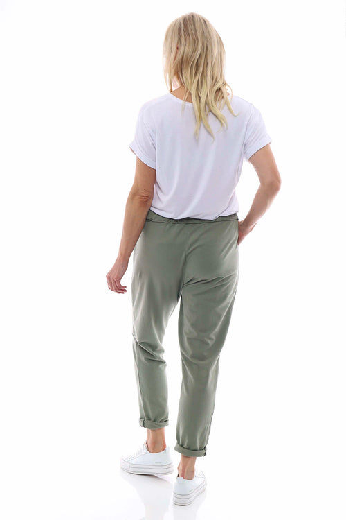 Didcot Jersey Pants Light Khaki - Image 7