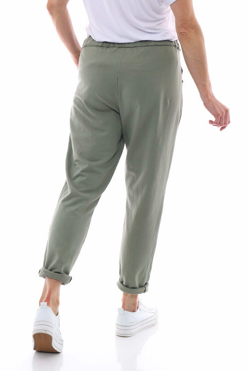 Didcot Jersey Pants Light Khaki - Image 8