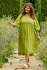 Morianna Cotton Dress Green