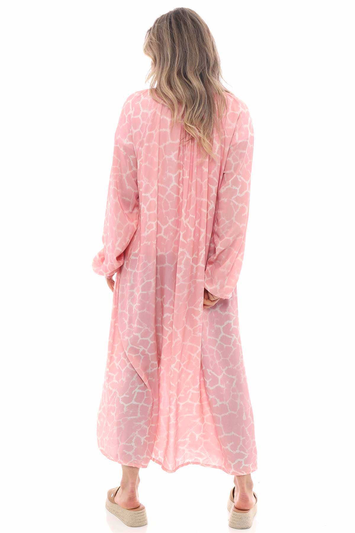 Barrie Print Dress Pink