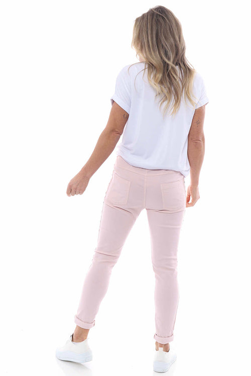 Brette Studded Trousers Pink - Image 3