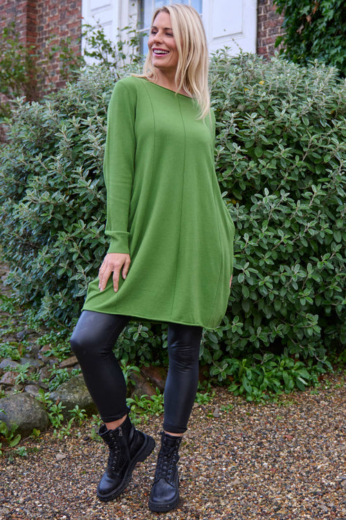 Lochmuir Knitted Tunic Green