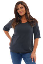 Polly T-Shirt Slate Slate - Polly T-Shirt Slate