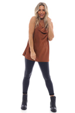 Rinoa Vest Top Cinnamon Cinnamon - Rinoa Vest Top Cinnamon