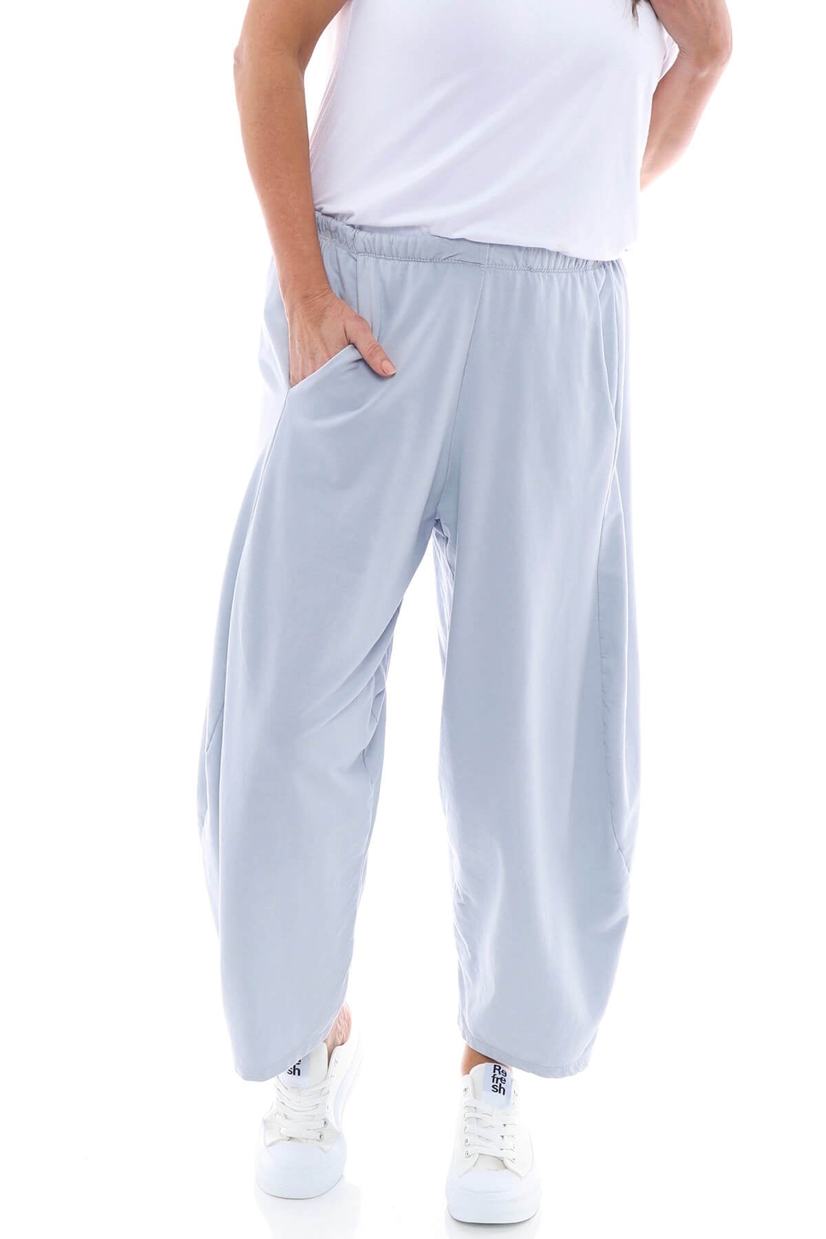 Kensley Cotton Pants Grey