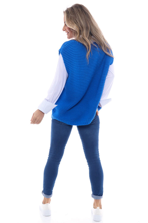 Miana Knitted Tank Top Cobalt - Image 3