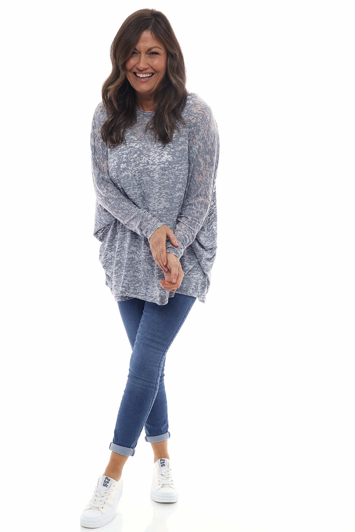 Hathaway Cotton Top Mid Grey