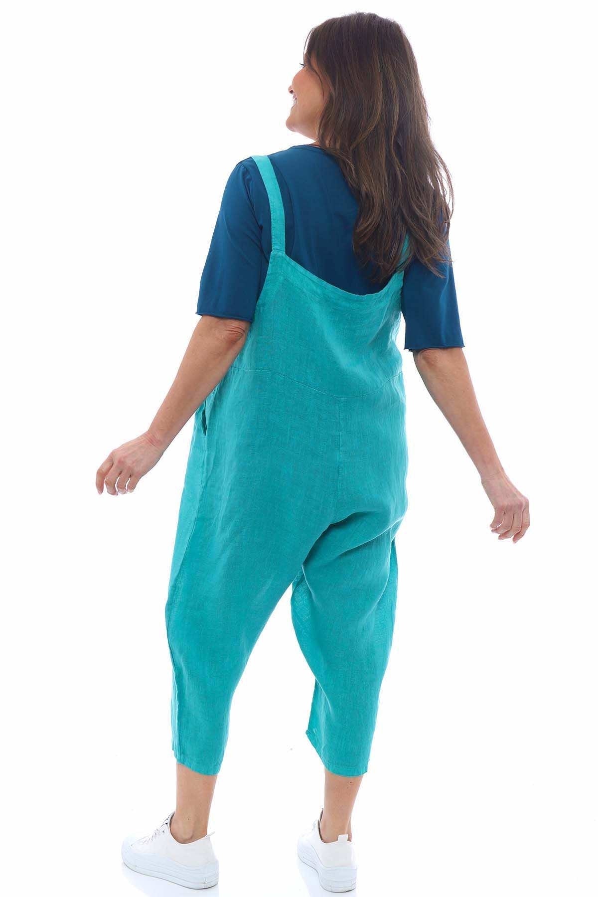 Exclusive Made in Italy Mario Linen Jumpsuit Kit and Kaboodal