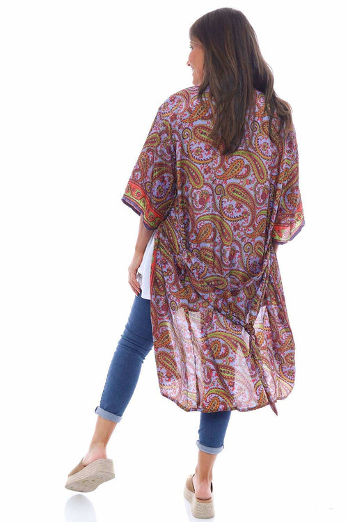 Zosia Silk Kimono Lilac - Image 3