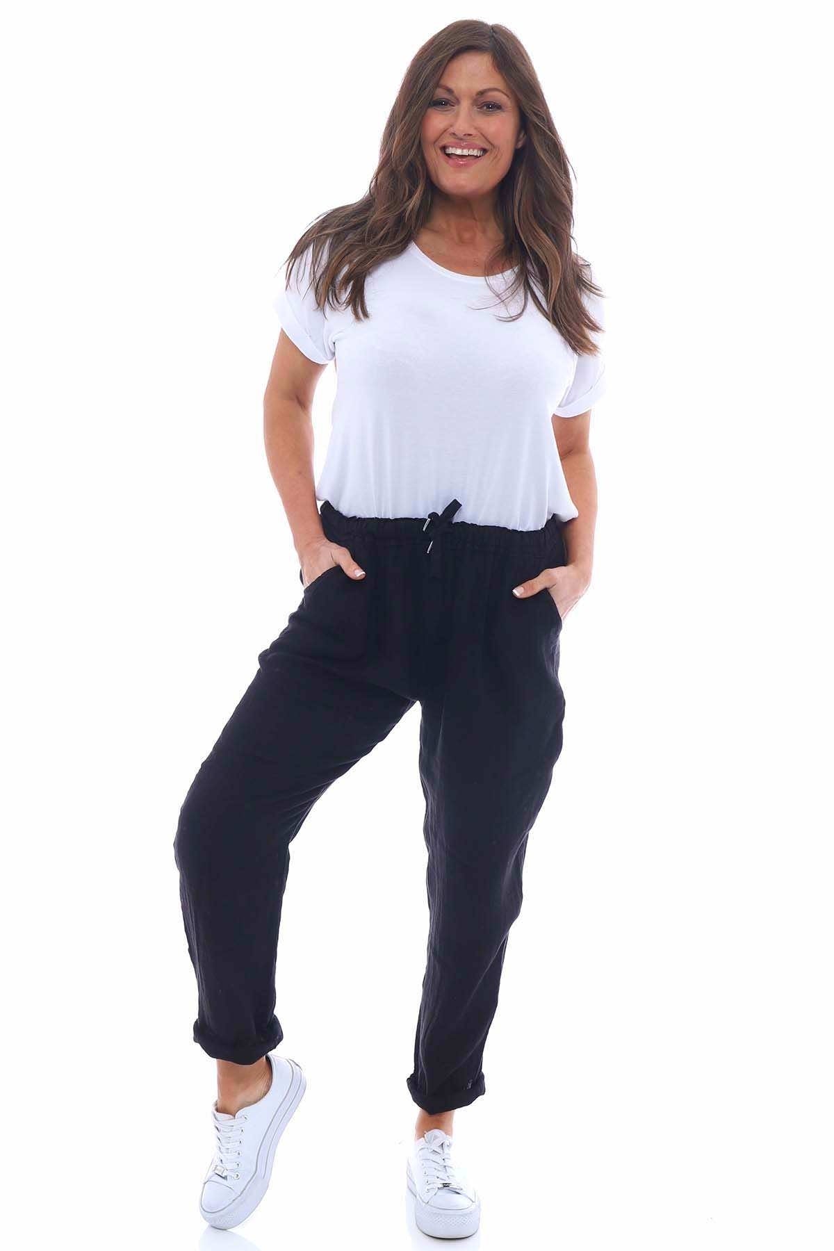 Plus Size Linen Trousers  Yours Clothing