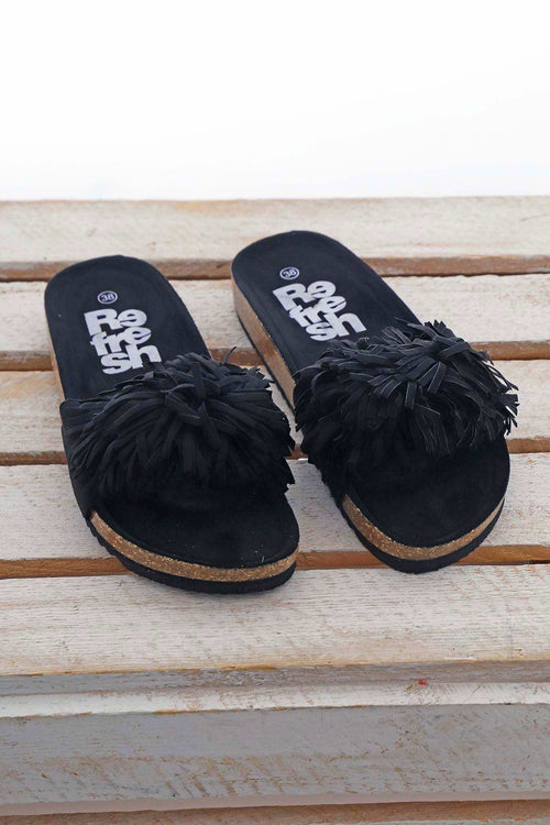 Cantabria Sandals Black