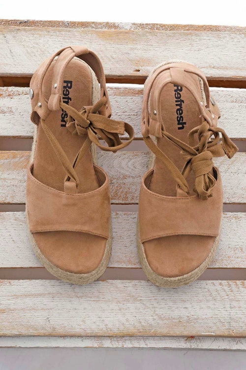 Blanes Wedge Sandal Tan - Image 2